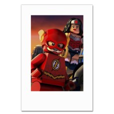 Notebooks A5 with print Lego Flash And Wonder Woman -
