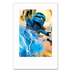 Блокнот А5 с принтом Лего Ниндзяго Воин -