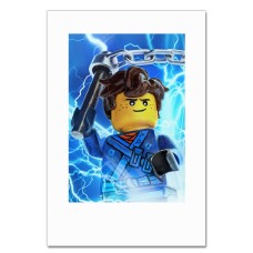 Блокнот А5 с принтом Лего Ниндзя Мальчик -