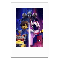 Блокнот А5 с принтом Лего Космический -