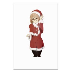 Notebooks A5 with print Beyond The Boundary Christmas Kuriyama Mirai -