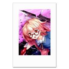 Notebooks A5 with print Beyond The Boundary Kuriyama Mirai Girl -