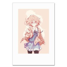Notebooks A5 with print Beyond The Boundary Amazing Kuriyama Mirai -