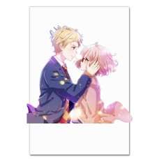 Notebooks A5 with print Beyond The Boundary Akihito And Kuriyama -