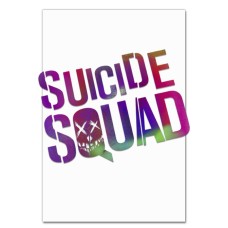Notebooks A5 with print Suicide Squad Bright Logo -