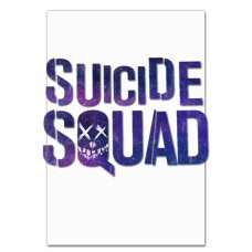 Notebooks A5 with print Suicide Squad Violet Logo -