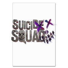 Notebooks A5 with print Suicide Squad Logo With Heroes -
