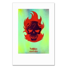 Notebooks A5 with print Suicide Squad Diablo Art -