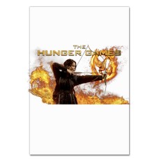 Notebooks A5 with print The Hunger Games Katniss Everdeen Fire Logo -