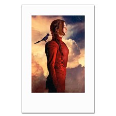 Notebooks A5 with print The Hunger Games Katniss Everdeen Hero In Red -