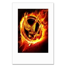 Notebooks A5 with print The Hunger Games Fire Sign -