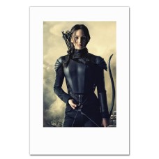 Notebooks A5 with print The Hunger Games Katniss Everdeen In Black -