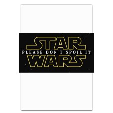 Notebooks A5 with print Star Wars Do Not Spoil -