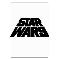 Notebooks A5 with print Star Wars Black Logo -