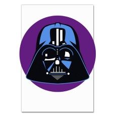 Notebooks A5 with print Star Wars Darth Vader Head Art -