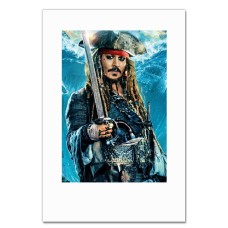 Notebooks A5 with print Pirates Of The Caribbean Captain Jack Sparrow -