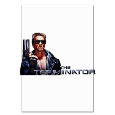 Notebooks A5 with print The Terminator Logo Arnold Schwarzenegger -