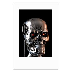 Notebooks A5 with print The Terminator Robot Head -