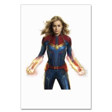 Notebooks A5 with print Marvel Strong Captain Marvel -