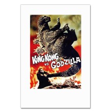 Блокнот А5 с принтом Годзилла И Король Kong -