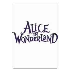 Notebooks A5 with print Alice In Wonderland Logo -