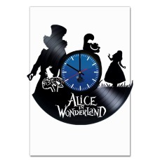 Notebooks A5 with print Alice In Wonderland Clock -