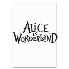Notebooks A5 with print Alice In Wonderland Logo Print -