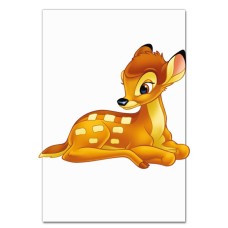 Notebooks A5 with print Bambi Cute Deer -