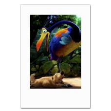 Notebooks A5 with print Up Dug With Bird -