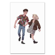 Notebooks A5 with print The End Of The F *** Ing World Art -