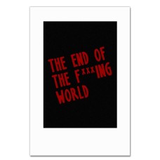 Notebooks A5 with print The End Of The F *** Ing World Logo -