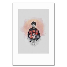 Notebooks A5 with print The End Of The F *** Ing World Art Edition -