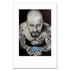 Notebooks A5 with print Breaking Bad Art Walter White -