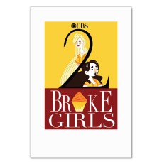 Notebooks A5 with print 2 Broke Girls Art Version -