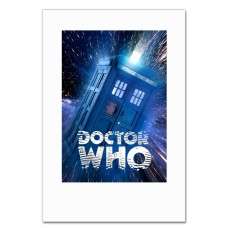 Notebooks A5 with print Doctor Who Tardis Logo -