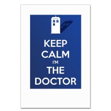 Notebooks A5 with print Doctor Who Keep Calm -