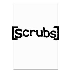 Notebooks A5 with print Scrubs Logo -
