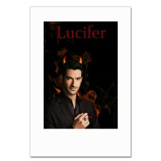 Notebooks A5 with print Lucifer Hero -