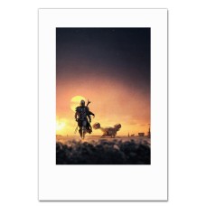 Notebooks A5 with print The Mandalorian Theme -