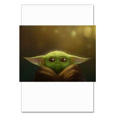 Notebooks A5 with print The Mandalorian Cute Art -