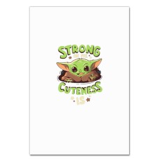 Notebooks A5 with print The Mandalorian Strong Cuteness Print -