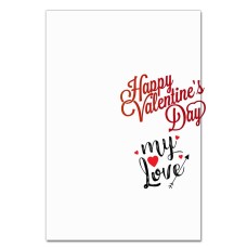 Notebooks A5 with print Valentine's Day Happy Valentines Day My Love -