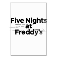 Notebooks A5 with print Five Nights At Freddy's Logo -