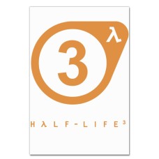 Блокнот А5 с принтом Халф Лайф 3 Логотип -