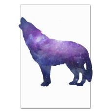 Notebooks A5 with print Space In The Wolf -