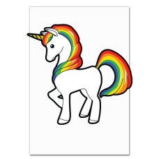Notebooks A5 with print Rainbow Unicorn -