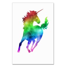Notebooks A5 with print Space Shadow Of Unicorn -
