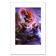 Блокнот А5 з принтом Ліга Легенд Битва -