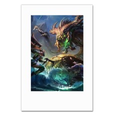 Блокнот А5 з принтом Ліга Легенд Герої -