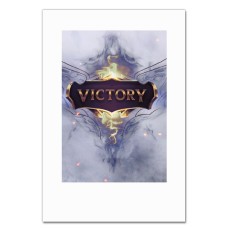 Блокнот А5 з принтом Ліга Легенд Перемога -